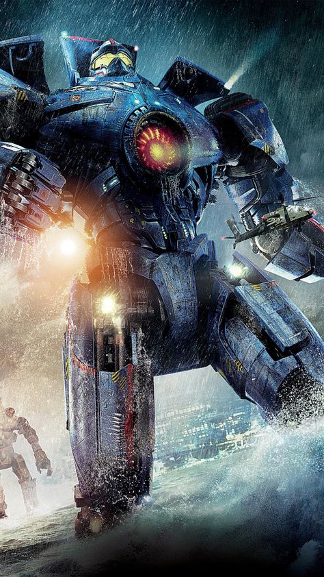 Pacific Rim Movie, Pacific Rim Kaiju, Pacific Rim Jaeger, Robot Wallpaper, Roi Arthur, Gundam Wallpapers, Star Trek Starships, Giant Monsters, Boys Wallpaper