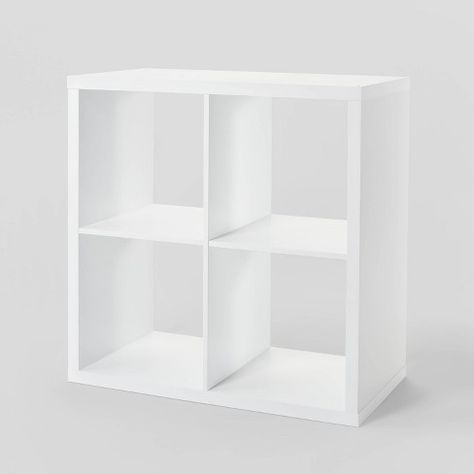 4 Cube Organizer, Bookshelf Room, Decorative Bookshelves, 4 Shelf Bookcase, Cube Unit, Cube Shelves, Cubby Storage, Cube Organizer, White Storage