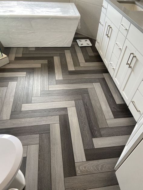 Herringbone Vinyl Plank Flooring, Lvp Flooring, Inside Interiors, Luxury Vinyl Plank Flooring, Laundry Room Makeover, Vinyl Plank Flooring, Luxury Vinyl Flooring, Shop Interiors, Floor Installation