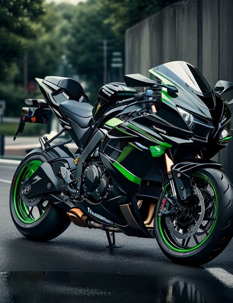 black kawasaki h2r,road Ghost Bike, Kawasaki Ninja H2r, Monster Bike, Ninja H2r, Ninja Bike, Kawasaki H2, Pink Motorcycle, Stylish Bike, Kawasaki Zx10r