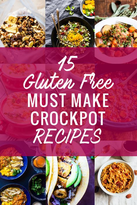 Gluten Free Crockpot Recipes, Gluten Free Crockpot, Gluten Free Slow Cooker Recipes, Gluten Free Crock Pot Recipes, Easy Crockpot Recipes Healthy, Crock Pot Recipes, Recetas Keto, Healthy Slow Cooker, Gluten Free Recipes For Dinner