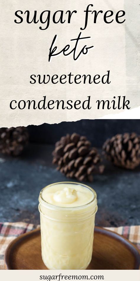 Keto Frosting, Sugar Free Condensed Milk, Condensed Milk Recipe, Sweetened Condensed Milk Recipes, Kek Lapis, Keto Holiday, Postre Keto, Condensed Milk Recipes, Fat Bomb