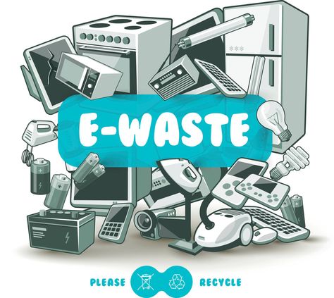 E-waste is old electronic goods that people give away to garbage pickers or sell to scrap dealers. Most of the time, these are dumped into landfills or other similar sites. Plastic Waste Management, E Waste Recycling, Sustainable Management, Electronic Waste, E Waste, Industrial Waste, Environmental Problem, Waste Collection, Clean Technology