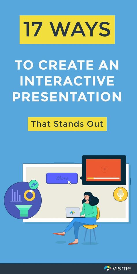 The best way to do that is by creating an interactive presentation that holds audience attention and even allows them to participate.  Adding interactivity into your presentation is the best way to spice up your speech, engage your audience and stand out from other presenters. The best part is, it doesn't have to be more work! #presentationdesign #presentationslides #slidedesign #slides #slidedeck #interactivepresentation #interactive #animatedpresentation Engaging Presentation Ideas, Presentation Ideas For Work, Interactive Presentation Design, Unique Presentation Ideas, How To Do A Presentation, Interactive Presentation Ideas, Interactive Design Ideas, Fun Presentation Ideas, Presentation Activities