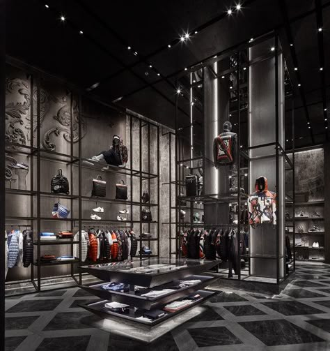 Shoe Store Design, Clothing Store Design, Store Design Boutique, Luxury Closets Design, Retail Store Interior, Store Interiors, Architecture Magazines, Retail Store Design, Boutique Interior