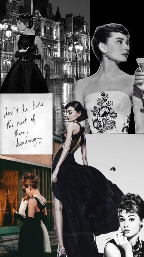 Audrey Hepburn And Fred Astaire, Audrey Hepburn Collage Wallpaper, Audrey Hepburn Iphone Wallpaper, Audrey Hepburn Color Palette, Audrey Hepburn Wallpaper Aesthetic, Aubrey Hepburn Wallpaper, Audrey Hepburn Lockscreen, Audrey Hepburn Iconic Photos, Audrey Hepburn Aesthetic Vintage