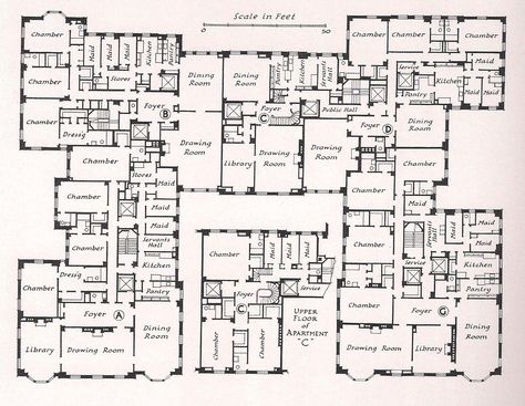 milton j. black floor plans | The Devoted Classicist: Kissingers at River House Victorian Mansion Floor Plans, Mansion Floor Plans, Mansion Plans, Winchester House, Castle Floor Plan, Castle Plans, Winchester Mystery House, Luxury Mansions, Mansion Floor Plan