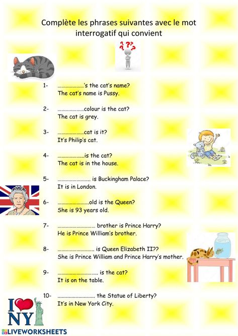 Teaching Vowels, Simple Present Tense, Prince Williams, Wh Questions, English As A Second Language (esl), English As A Second Language, Forgot My Password, School Subjects, Online Workouts