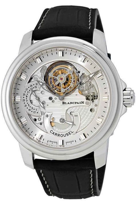 Blancpain Le Brassus Platinum One Minute Flying Carrousel Men's Watch Blancpain Watch, Swiss Watch Brands, Swiss Army Watches, Used Watches, Best Watches For Men, Vintage Watches For Men, Mens Luxury, Luxury Watches For Men, Swiss Watches