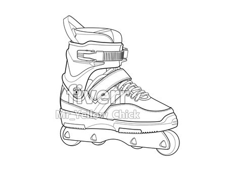 Vector roller-skates. Check it out! mr_yellow_chick will create super detailed vector art for $10 on #Fiverr https://www.fiverr.com/s2/47b61d8463  #lineart, #vector, #roller-skates, #outline Rollerblade Tattoo, Skate Tattoo, Inline Skate, Skate Art, Roller Skates, Freelance Illustrator, Skating, Digital Illustration, Check It Out