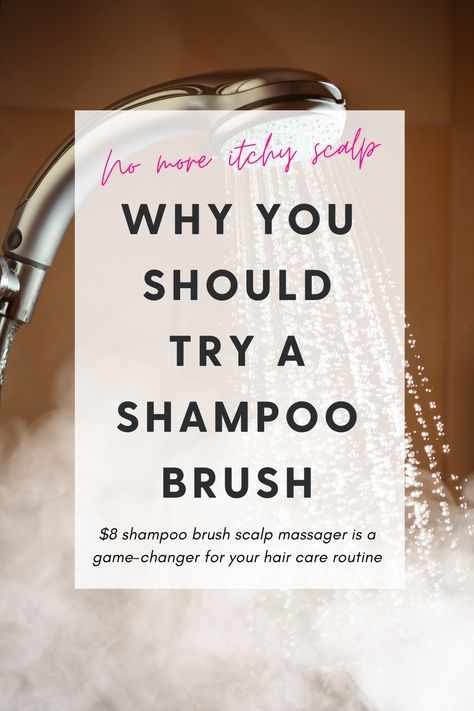 Shampoo Brush Benefits, Shampoo Routine, Shampoo For Itchy Scalp, Washing Your Hair, Color Safe Shampoo, Scalp Brushing, Scalp Massager, Scalp Scrub, Shampoo Brush