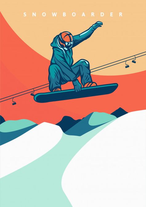 Snowboard Aesthetic Vintage, Snowboarding Wallpaper, Snowboard Aesthetic, Snowboarding Poster, Snowboarding Aesthetic, Snowboard Art, Vintage Ski Posters, Ski Posters, Vintage Ski