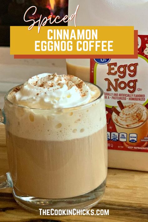 Christmas Coffee Flavor Ideas, Egg Nog Coffee Recipe, Cocoa Coffee Recipes, Christmas Coffee Drink Recipes, Christmas Coffee Flavors, Christmas Coffee Recipes At Home, Christmas Coffee Ideas, Christmas Coffee Recipe, Christmas Eve Coffee