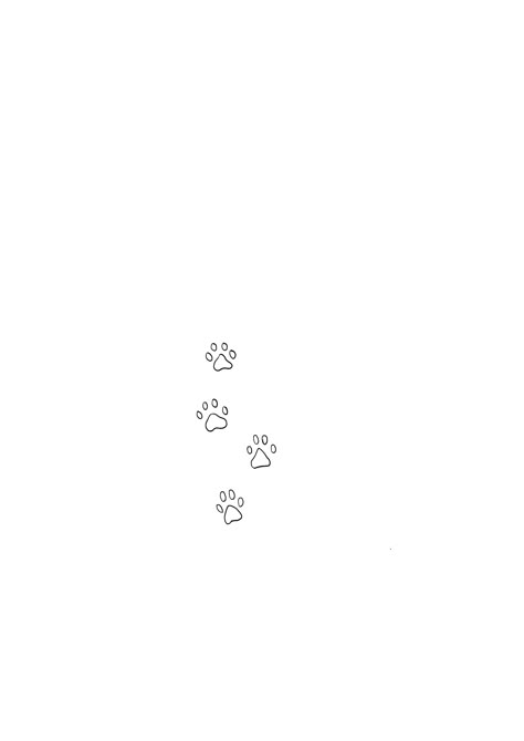 Paw Print Tattoo Simple, Pawprint Tattoo Placement, Paw Print Tattoo Behind Ear, Minimalist Paw Tattoo, Paw Prints Drawing, Puppy Paw Tattoo, Puppy Prints Tattoo, Fine Line Paw Print Tattoo, Cat Paw Print Art