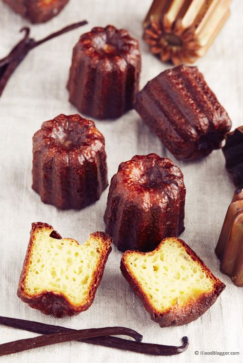 Perfecting Canelés (Cannelés) de Bordeaux - my experience in mastering Canelés. Simple recipe, simple steps, and a few tricks that I share along the way to make that perfect Canelé. Bordeaux Cookie Recipe, Canele Recipe, Patisserie Fine, French Dessert, French Desserts, French Pastries, Eclairs, Pastry Recipes, Food Cakes