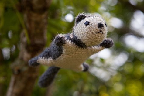 Japanese dwarf flying #squirrel Japanese Flying Squirrel, Japanese Magazine, Lady Boutique, Flying Squirrel, Tiny Dolls, Cute Toys, Cute Crafts, Crochet Animals, Craft Inspiration