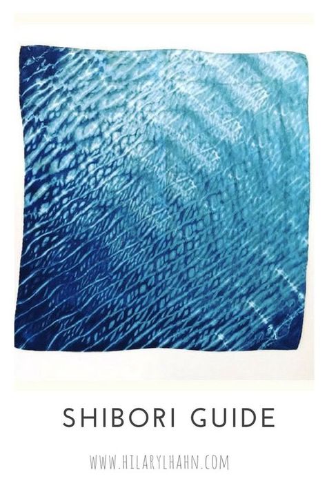 Learn Shibori techniques | Shibori textiles guide | How to fold shibori | Indigo patterns | Arashi, Itajime and Kumo shibori | Simple tie-dye | Easy projects | tutorial Itajime Shibori Techniques, Tie Dye Techniques Tutorials, Tie Dye Techniques Pattern, Sheet Folding, Tie Dye Folding Techniques, Shibori Textiles, Shibori Diy, Diy Tie Dye Techniques, Diy Tie Dye Designs