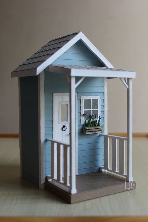 Model Boats Building, Twig Furniture, Room Box Miniatures, Fairy House Crafts, House Template, Woodworking Basics, Amazing Woodworking, Flower Acrylic, Doll House Plans