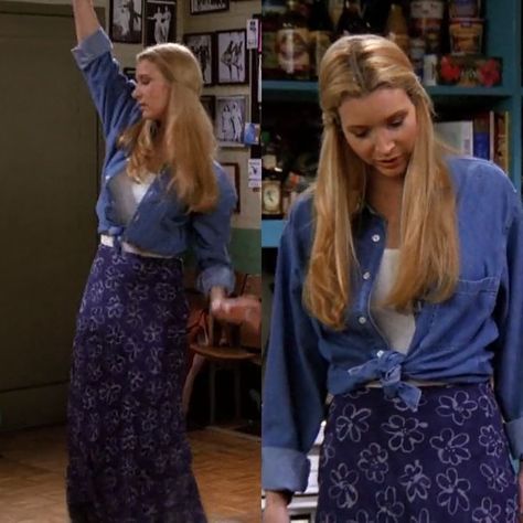 Phoebe Buffay Outfits, 90s Inspired Outfits, Mode Hippie, Phoebe Buffay, Tv Show Outfits, Outfit 90s, 90s Fashion Outfits, Movies Outfit, 90s Outfit