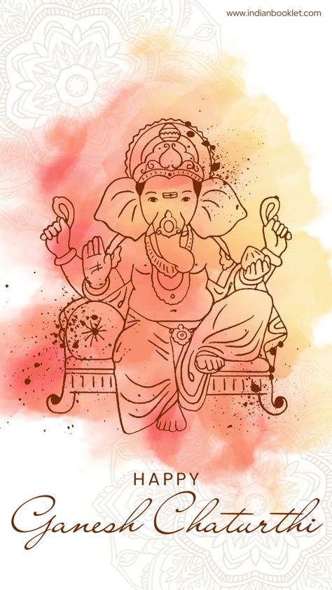 Happy Vinayaka Chavithi Images, Vinayagar Chathurthi Posters, Happy Ganesh Chaturthi Drawing, Ganesha Chaturthi Poster, Happy Vinayaka Chavithi, Ganpati Drawing, Greeting Card Organizers, Vinayaka Chavithi, 2023 Images