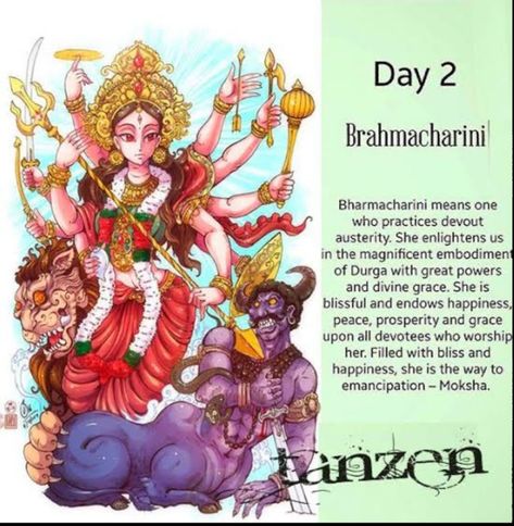 Bramcharni Maa, Maa Brahmacharini, Kali Ma, Austerity, Divine Grace, Devotional Quotes, Durga Maa, Great Power, Worship