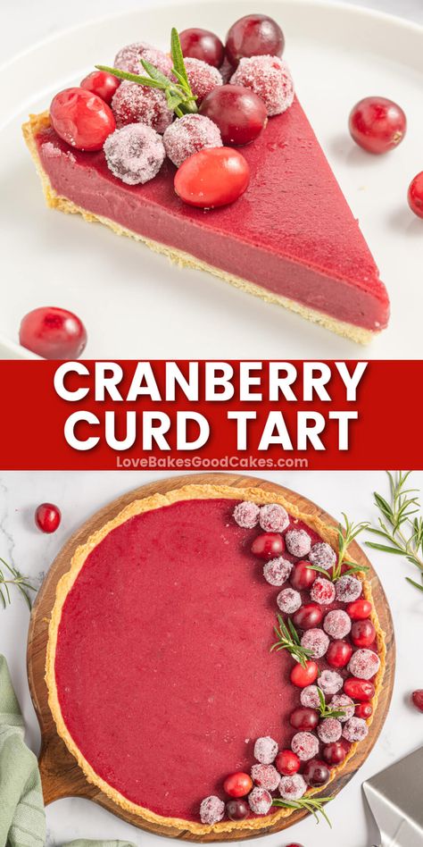 Unveil this showstopping Cranberry Curd Tart, where tangy cranberries meet a buttery crust at your next gathering. It's dessert perfection! Cranberry Curd Tart New York Times, Nyt Cranberry Curd Tart, Mini Cranberry Tarts, Thanksgiving Cranberry Desserts, Cranberry Tart Recipe, Cranberry Curd Tart, Thanksgiving Posts, Cranberry Desserts, Cranberry Treats