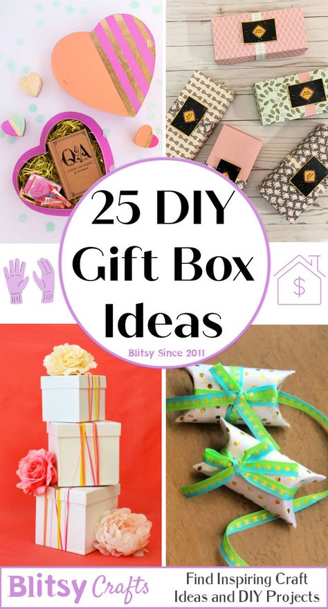 Pyramid Gift Box Template, Diy Present Box Ideas, Gift Box Stuffing Ideas, Homemade Gift Boxes Diy, Small Gift Boxes Ideas, Diy Cardboard Gift Box Ideas, Pop Open Gift Box Diy, Making Boxes From Cardstock, Free Box Templates Printables