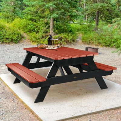 The picnic table is perfect for year-round comfortable seating. It is a well-built and sturdy table that will be as durable as it is beautiful. Perfect for parks, restaurants, rest areas, or employee seating. It is built to last and maintenance is a breeze, just power wash on a wide or medium nozzle to remove surface grime. Leave this product in place year-round and it will always look new. This product has been load-tested, per ASTM 1561-03 (2008) standard for Outdoor plastic furniture, and has Federal, Long Picnic Table, Traditional Picnic, Outdoor Picnic Table, Beautiful Picnic, Modern Bench Outdoor, Round Outdoor Table, Power Wash, Yard Furniture