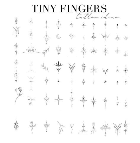 Finger Tattoos Template, Small Spiritual Tattoo Ideas, Punctuation Tattoo Ideas, Fine Finger Tattoos For Women, Healing Energy Tattoo, Small Earthy Tattoos, 6 Sided Shape, Small Cat Tattoo, Everything Tattoo