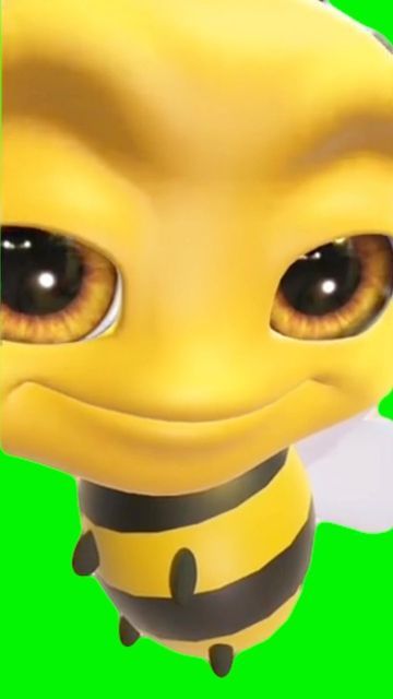 Bee Raising Eyebrows, Anime Eyebrows, Bee Meme, Bee Movie Memes, Animated Bee, One Eyebrow Raised, Kiss Meme, Eyes Meme, Aesthetic Health