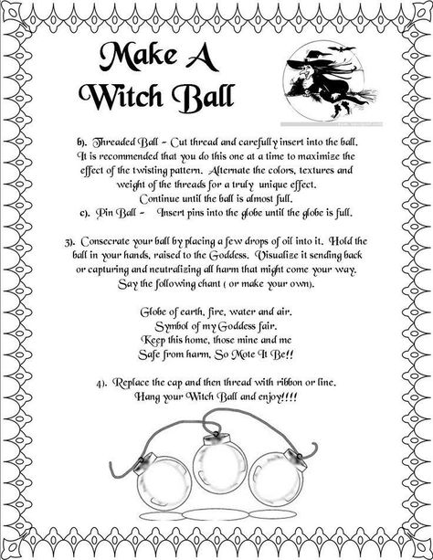 Witches Ball, Witch Ball, Wiccan Crafts, Wiccan Witch, Magick Spells, Wiccan Spell Book, Witchcraft Spell Books, Witch Spell Book, Book Of Shadow