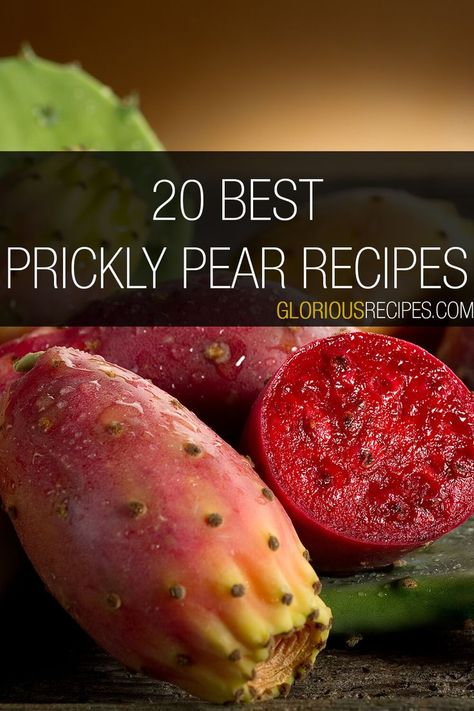 Prickly Pear Recipes Pear Jelly Recipes, Prickly Pear Jelly, Prickly Pear Recipes, Cactus Recipe, Pickled Pears, Cactus Pears, Pear Sauce, Cactus Fruit, Tasty Cocktails