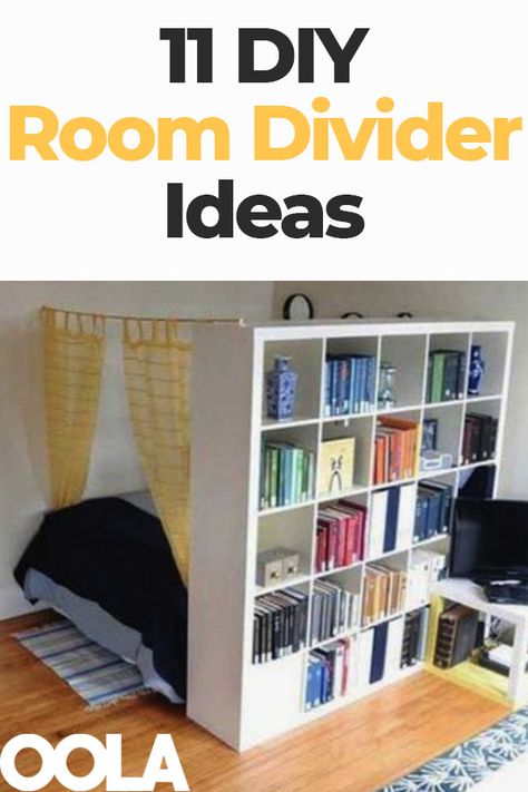 Room Divider Ideas Bedroom, Bedroom Partition, Kids Room Divider, Bedroom Divider, Room Partition Wall, Room Divider Ideas, Divider Ideas, Kids Shared Bedroom, Shared Kids Room