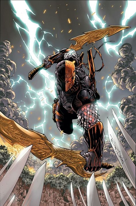 Deathstroke Comics, Dc Deathstroke, Art Dc Comics, Deathstroke The Terminator, Manu Bennett, Univers Dc, Arte Dc Comics, Joe Manganiello, New 52