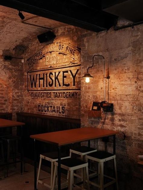 wall type Home Speakeasy Bar, Speakeasy Decor, Bar Deco, Pub Interior, Speakeasy Bar, Pub Design, Rustic Bar, Whiskey Bar, Modern Restaurant