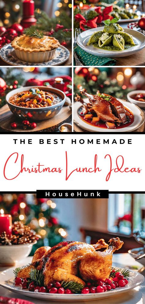 Elevate your Christmas lunch with these delightful ideas! From Pesto Chicken Salad to Roasted Cranberry-Dijon Glazed Ham, each recipe is a festive delight. Perfect for gatherings or cozy family meals. 🎄🍽 #ChristmasLunch #HolidayFeast #FestiveRecipes Christmas Themed Lunch Ideas, Christmas Luncheon Ideas Food, Girls Christmas Luncheon Ideas, Christmas Lunch Ideas Holiday Parties, Simple Christmas Lunch Ideas, Christmas Lunch Food Ideas, Winter Luncheon Menu Ideas Ladies, Ladies Christmas Luncheon Menu Ideas, Christmas Lunch Menu Ideas