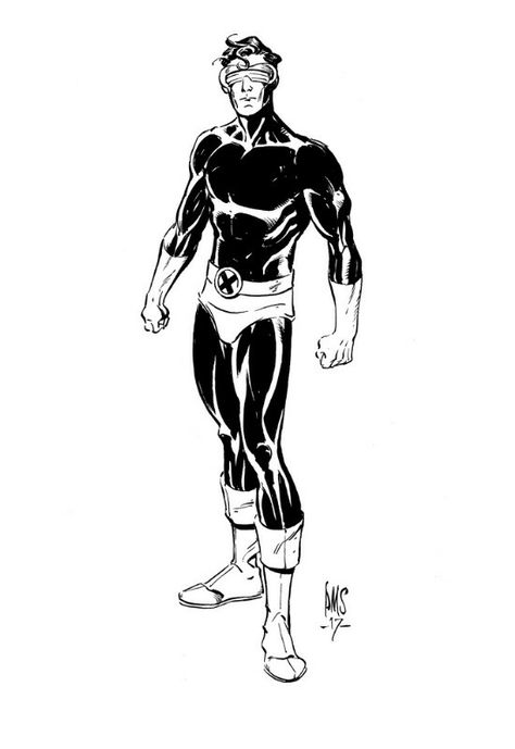 The Uncanny X-Men in a set of sketches by Paul Smith (2016-2018) Paul Smith Art Comics, Paul Smith Art, Scott Summer, Cyclops Marvel, Scott Summers, I Am Legend, Sequential Art, Uncanny X-men, The Uncanny