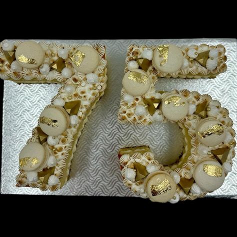 White & Gold for a 75th 🥂 #75thbirthdaycake #whiteandgold #numbercake #tailoredtreats 75 Number Cake, 75th Birthday Cake For Women, Birthday Cupcakes For Women, 75 Birthday Cake, 75 Birthday, Happy 75th Birthday, Birthday Cake Pictures, Birthday Cakes For Women, Cakes For Women