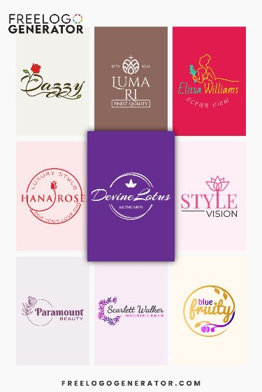 Create Your Own Stunning Beauty Logo in Minutes with Our Easy-to-Use Online Logo Maker makelogo #femininelogo Logos, Logo Maker Free, Logo Maker App, Fast Logo, Free Logos, Logo Generator, Company Logos, Feminine Logo, Online Logo