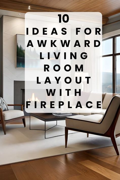 Room Layout With Fireplace, Living Room Layout With Fireplace, Awkward Living Room, Modern House Interior Design, Awkward Living Room Layout, Corner Fireplace Living Room, Long Narrow Living Room, Rectangle Living Room, Family Room Layout