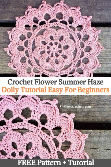 This beautiful doily is perfect for beginners as it is made with very basic stitches that are easy to do. We think it is an incredible gift for that decoration lover, it would be perfect for the garden table. Together with some beautiful flowers and candles it would be really beautiful! It is made with cotton thread weighing 50 grams, size 2, the recommended hook is 3.00 millimeters, the original doily measures 22 centimeters in diameter, if you have knowledge of crochet you can make... Trendy Crochet Patterns, Free Doily Patterns, Crochet Table Cloth, Crochet Thread Projects, Crochet Thread Patterns, Granny Square Patterns, Crochet Patterns Ideas, Flowers And Candles, Summer Haze