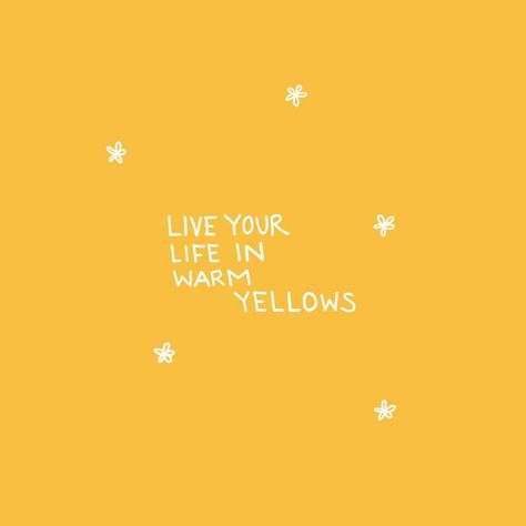 Doodle Sketchbook, Yellow Aesthetic, Live Your Life, Yellow Background, The Words, Stars, Yellow, Quotes, White