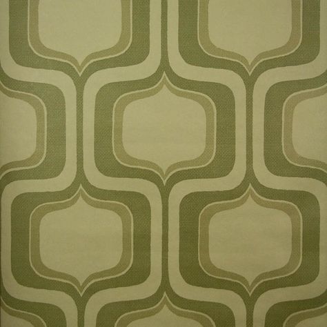 Wallpaper Mid Century Modern, Wallpaper Mid Century, 1970s Wallpaper, 60s Wallpaper, Verde Vintage, Vintage Wallpapers, 70s Decor, Westlake Village, Motif Vintage