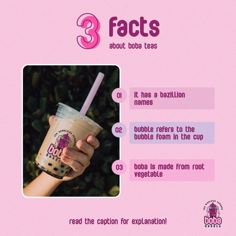 Tea Infographic, Bubble Tea Menu, Work Templates, Tea Facts, Tea Website, Bubble Foam, New Year Post, Bubble Tea Shop, Root Vegetable