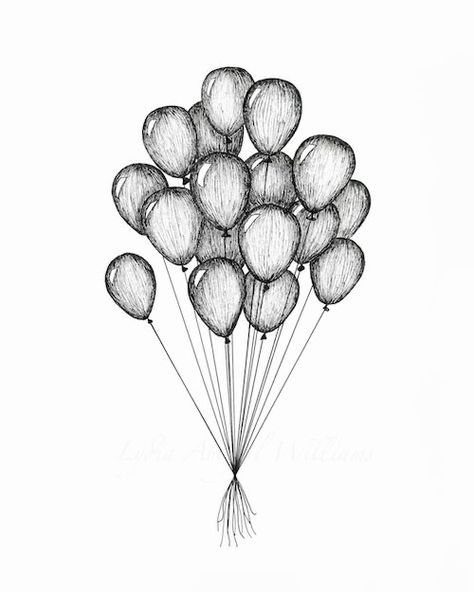 Ballon Drawing, Abigail Williams, Easy Doodles Drawings, Easy Drawings Sketches, Pencil Art Drawings, Art Drawings Sketches Creative, Photo Blog, Art Drawings Sketches Simple, Cool Art Drawings