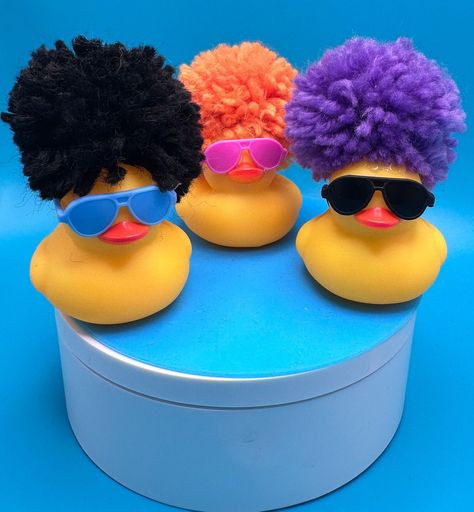 Excited to share this item from my #etsy shop: ducks, rubber ducks, get ducked, got ducked, duck it, pompoms, car accessories, go ducking, cruising ducks, cruising ducked Cruise Ducks, Duck Mount, Duck Crafts, Image Nails, Duck Bag, Rubber Duckies, Rubber Ducks, Rubber Ducky, Christmas Gifts For Friends