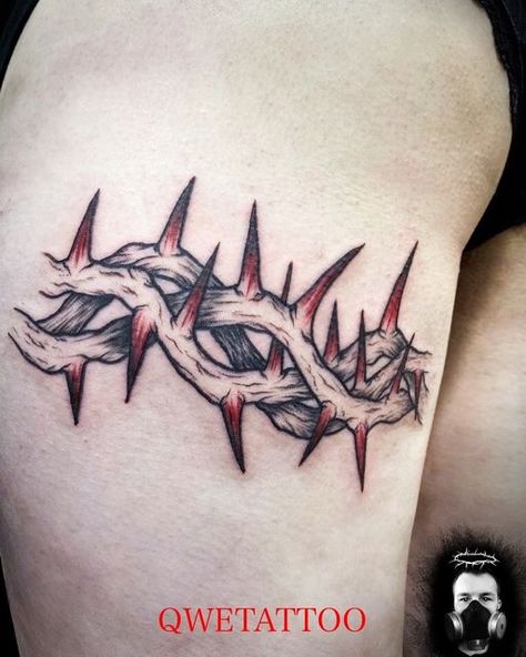 NYC Tattoo | Manhattan New York on Instagram: "Thorns #thorn #thorns #thornstattoo #thorntattoo #thornart #thornsart #thorntattooing" Thorn Branch Tattoo, Traditional Thorn Tattoo, Thorn Bush Tattoo, Thorn Tattoo Men, Thorns Tattoo Design, Thorn Vine Tattoo, Thorn Bush, Thorn Tattoo, Tattoo Ideas Males