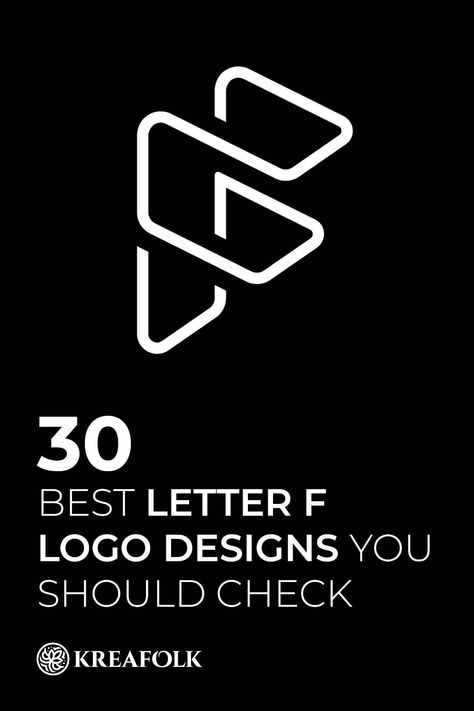 Logos, Letter F Logo, Minimal Logo Design Inspiration, Logo Luxe, Luxe Logo, Check Logo, F Letter, Best Letter, Number Fonts