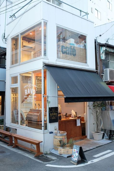 Mini Cafeteria, Mini Cafe, Small Coffee Shop, Small Cafe Design, Cafe Concept, Kobe Japan, Design Café, Cafe Shop Design, Small Cafe