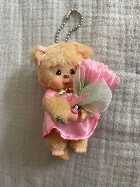 Minny Le Mew, Monchhichi Keychain, Monchichi Keychain, Keychain Aesthetic, Good Luck Clover, Do Cute, Monkey Business, Sonny Angel, Adore You